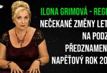 Ilona Grimová – Regina: Nečekané změny letos na podzim předznamenají napěťový rok 2027